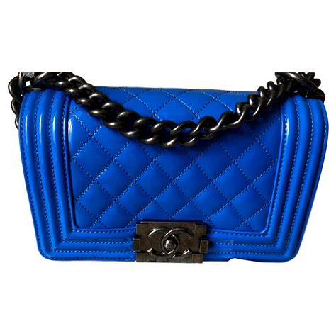 chanel blue boy|chanel boys purses.